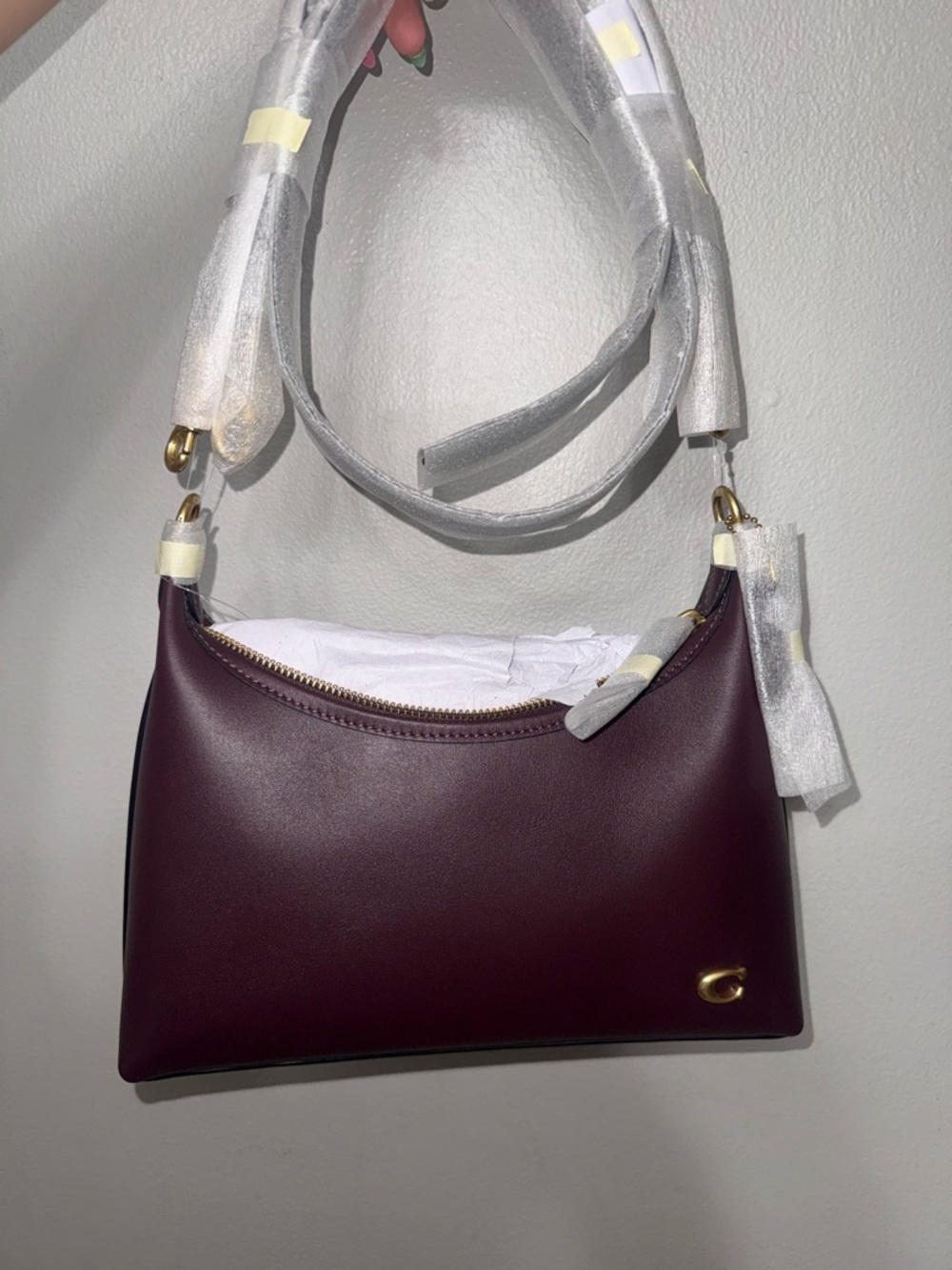 Coach Juliet Shoulder Bag 25 in Black Currant